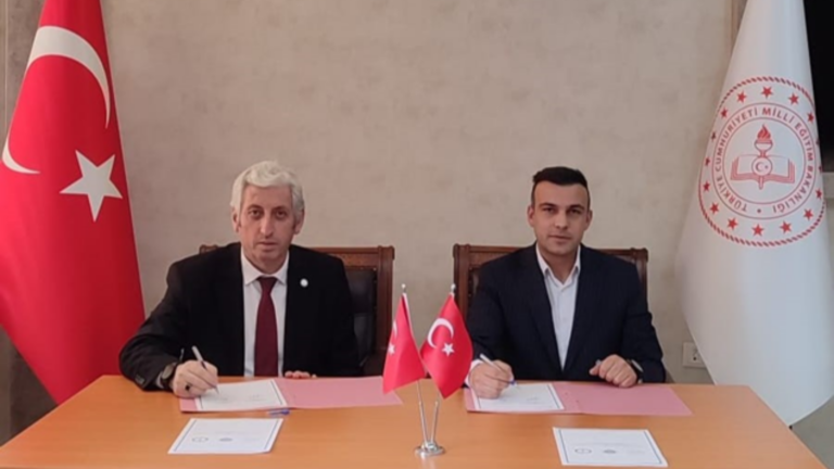 ÇAMLIDERE İLÇE MİLLİ EĞİTİM MÜDÜRLÜĞÜ İLE İŞ BİRLİĞİ PROTOKOLÜ İMZALANDI